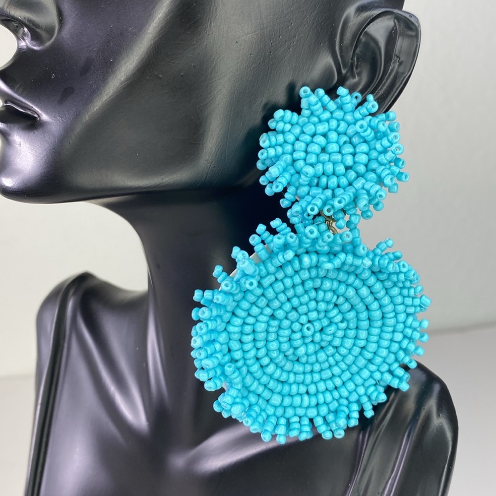 Baublebar Rianne Turquoise Beaded Earrings, 3.5" Length